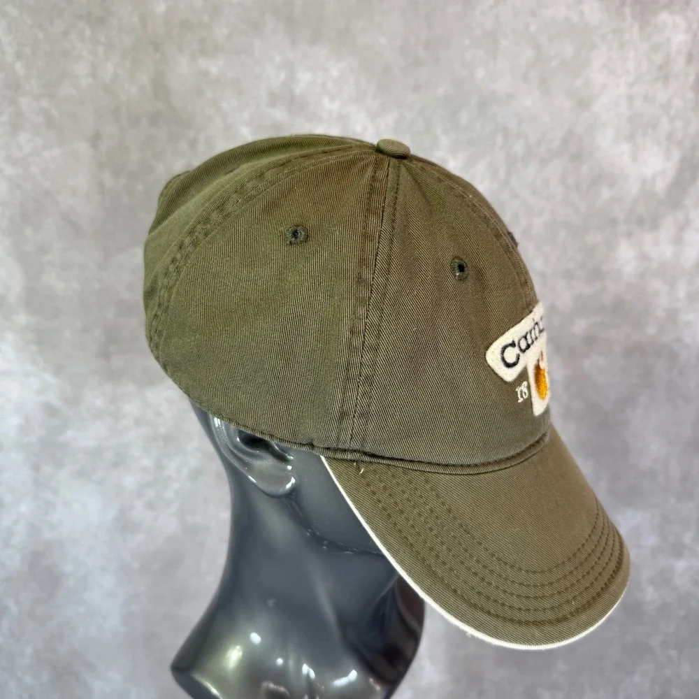 Carhartt Baseball Cap Men OS Olive Green Solid Embroidered Patch 1889 SP06